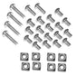 New Aftermarket Hood Grill Sheet Metal Bolt Kit A B Fits John Deere 802