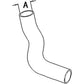 CKS4977-STR Lower Radiator Hose Fits Case 1190