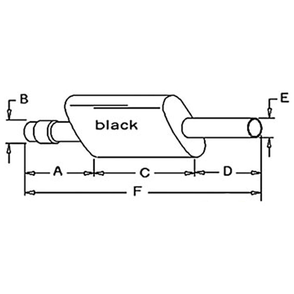 Muffler Fits Case Replaces K203563