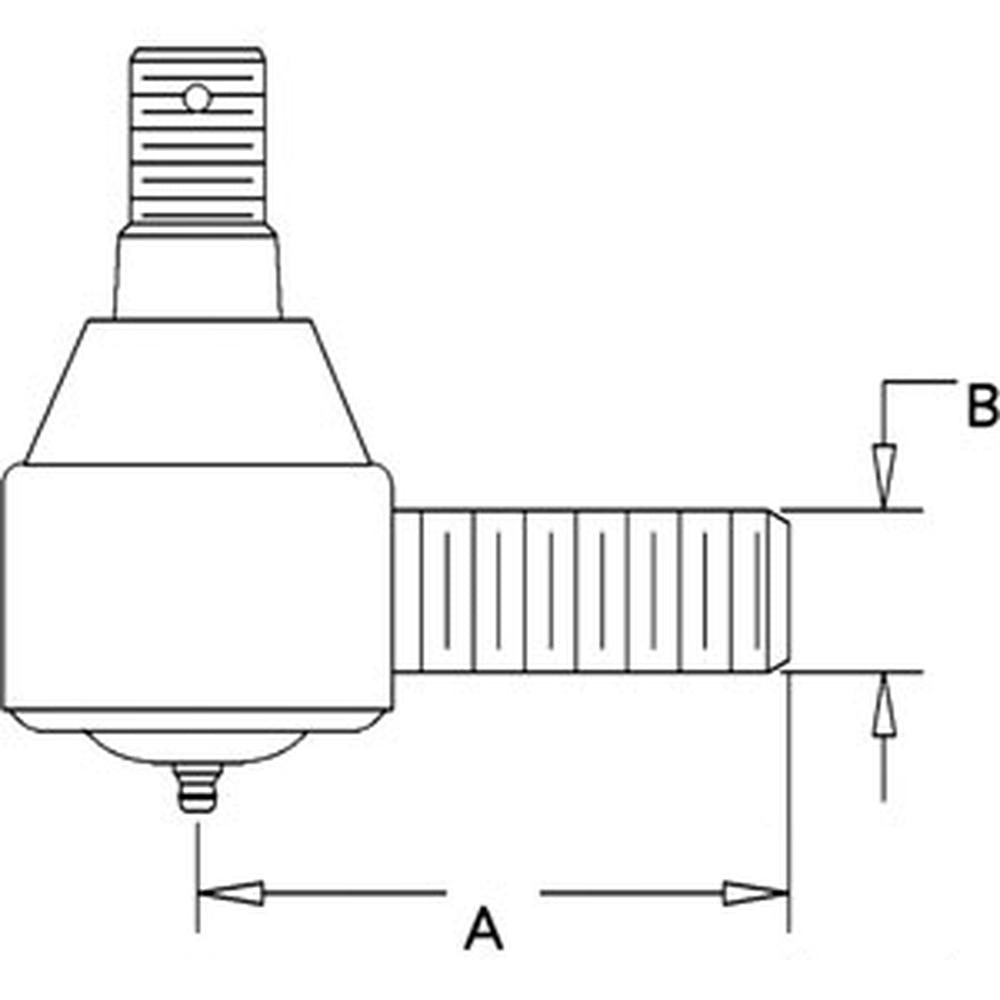K207721 K923766 Tie Rod End Fits Case/International Harvester David Brown 885 99