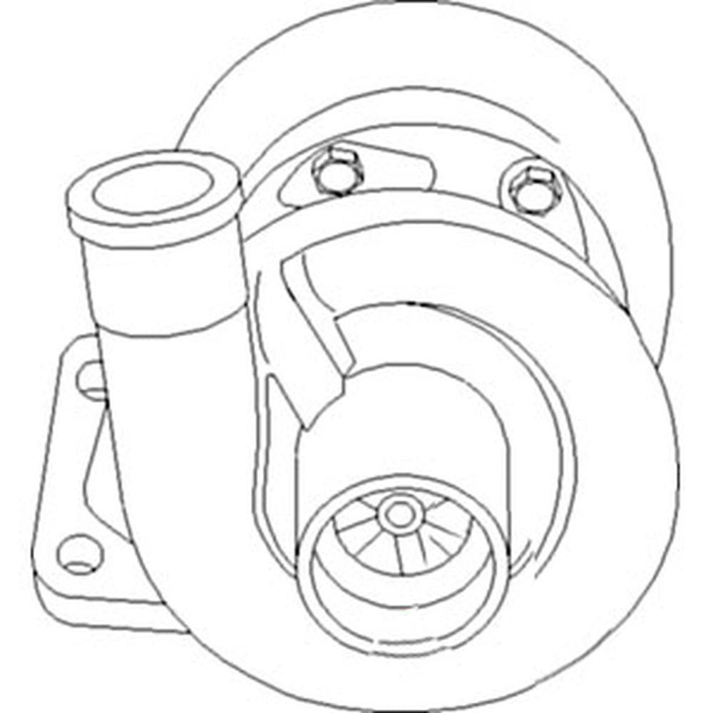 K262795 Turbocharger Fits Case IH Tractor 1394 1494