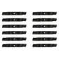 Qty 12: Finishing Mower Blade
 Fits Kubota Replaces K5617-34330