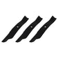 Set of 3 Mower blades Fits Kubota ZG23, ZG127E, ZG127S, ZG2354, Z125