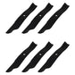6 Mower Blades Fits Kubota K5617-34330 K561734330 H30T 2G127 GR2100 54" Deck