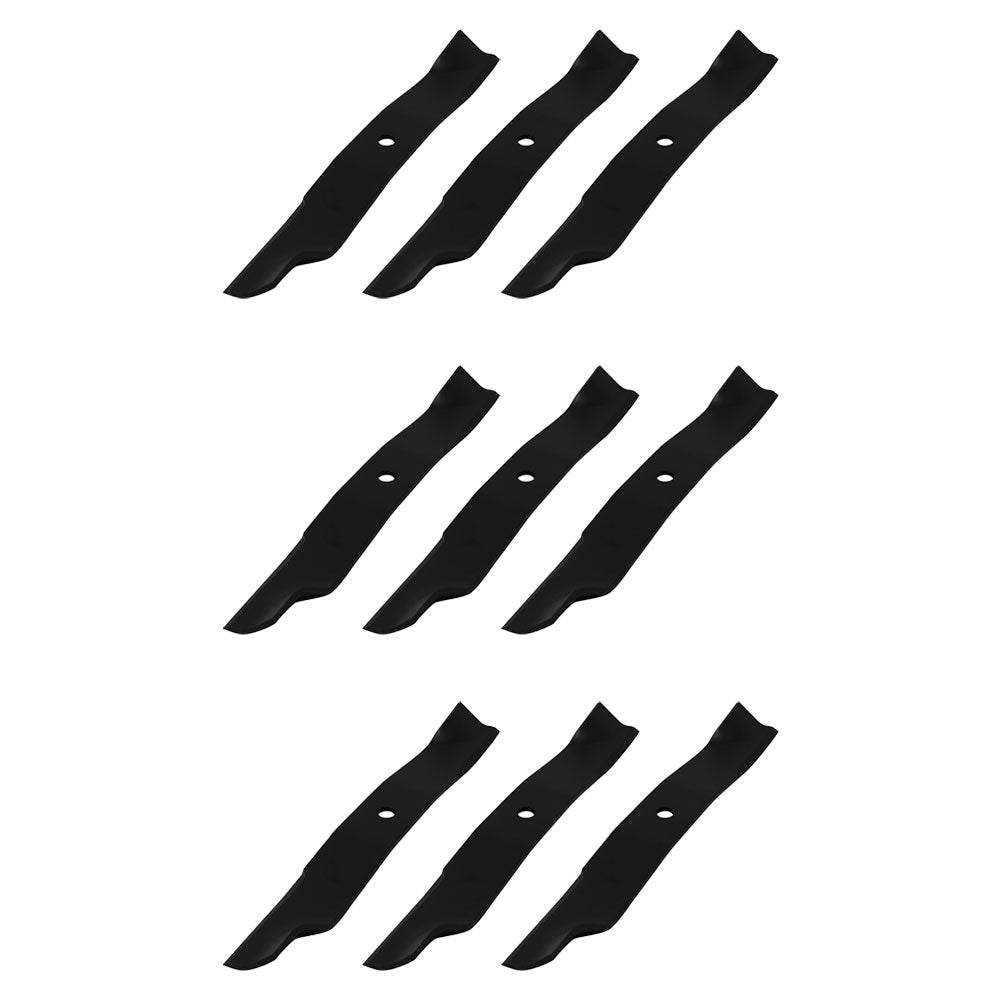 Nine (9) Blades Fits Kubota Mower 54" K5617-34330 ZG23 Z125E Z125S ZG127 ZG2354