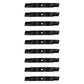 Nine (9) Blades Fits Kubota Mower 54" K5617-34330 ZG23 Z125E Z125S ZG127 ZG2354