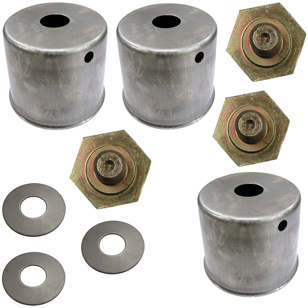 3 Dust Cups with Bolts & Washers Fits Kubota Replaces K5647-34310
