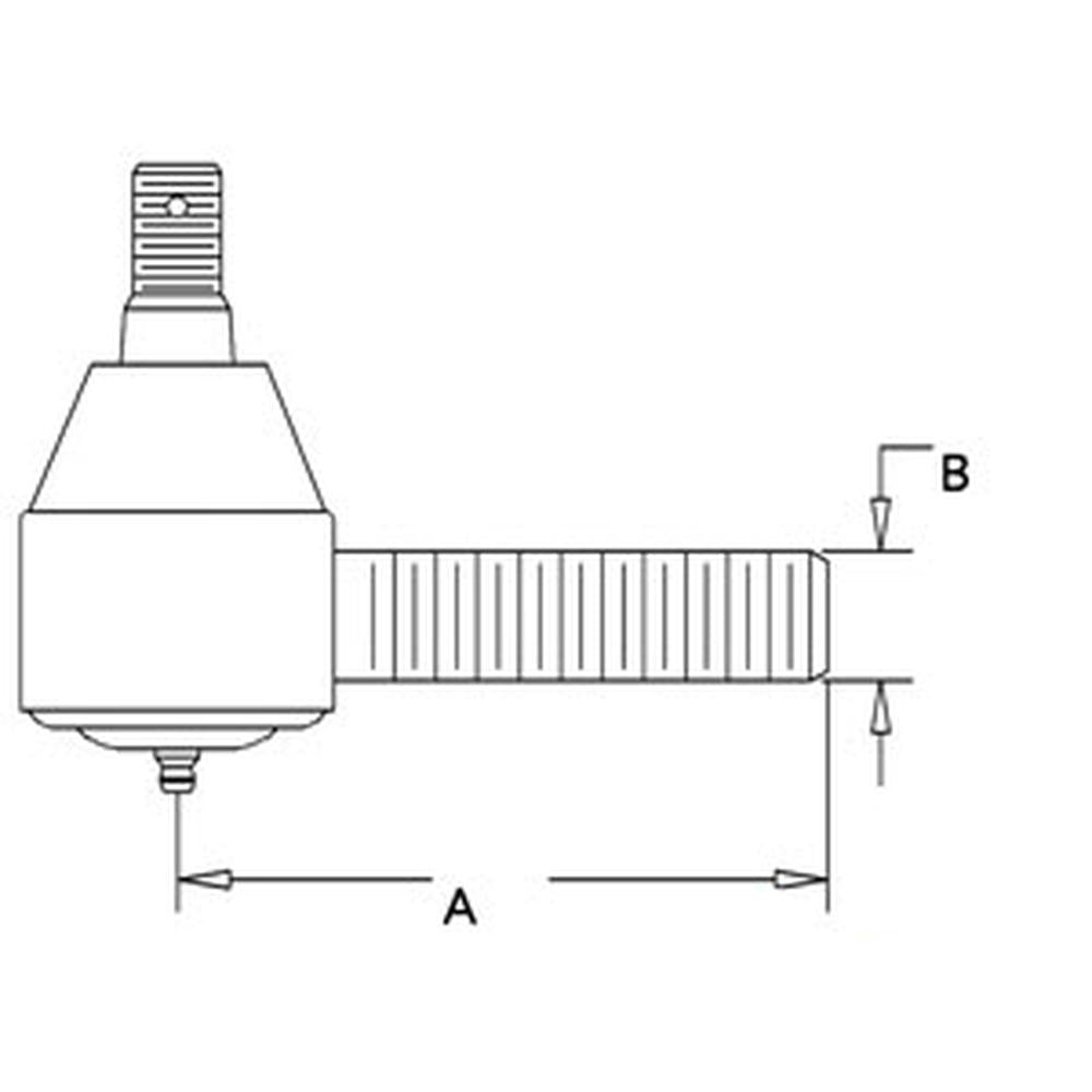 RH / LH Tie Rod End Fits Case 1390 1490 David Brown 770 880 990 996 995 1210 121