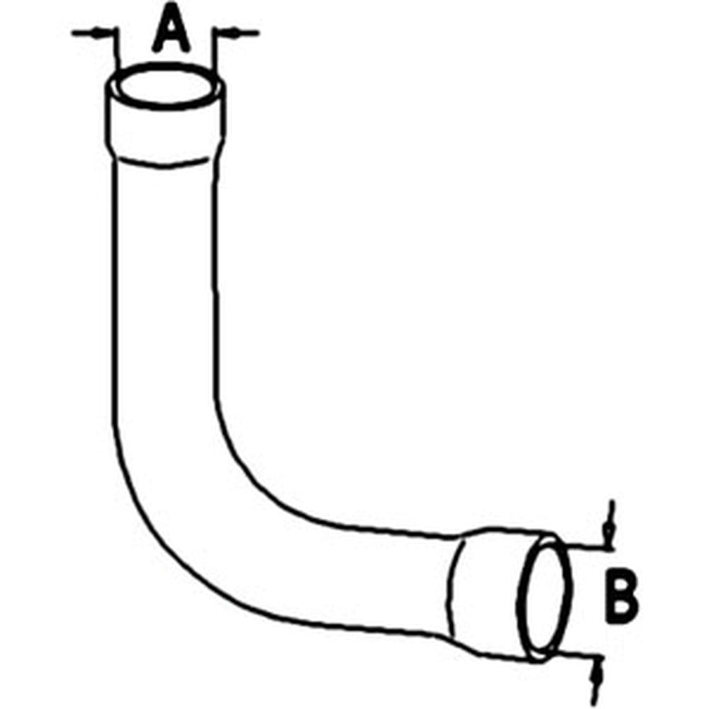 Upper Radiator Hose Fits David Brown Replaces K921972