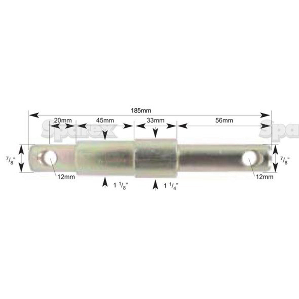 S.5795 Lower Link Implement Pin - Dual (Fits CAT. 1/2) Fits Case IH