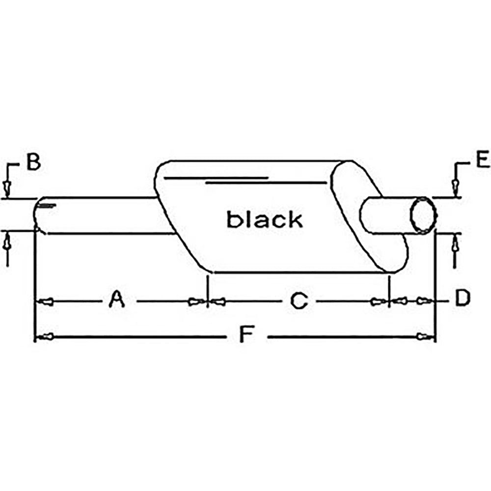 K928712 Tractor Muffler Fits David Brown 780 880 885 990 995 996 1200 1210 1212