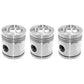 Three 4.40" Standard Pistons K261707 For David Brown Tractors 770 990