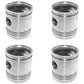 Four 4.40" Standard Pistons K261707 For David Brown Tractors 770 990