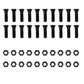 20 - Plow Bolt & Nut for Blades/ Cutting Edge 5/8-11x2 1/4 - Dome Head