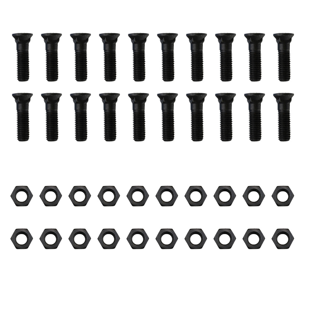 20 - Plow Bolt & Nut for Blades/ Cutting Edge 5/8-11x2 1/4 - Dome Head
