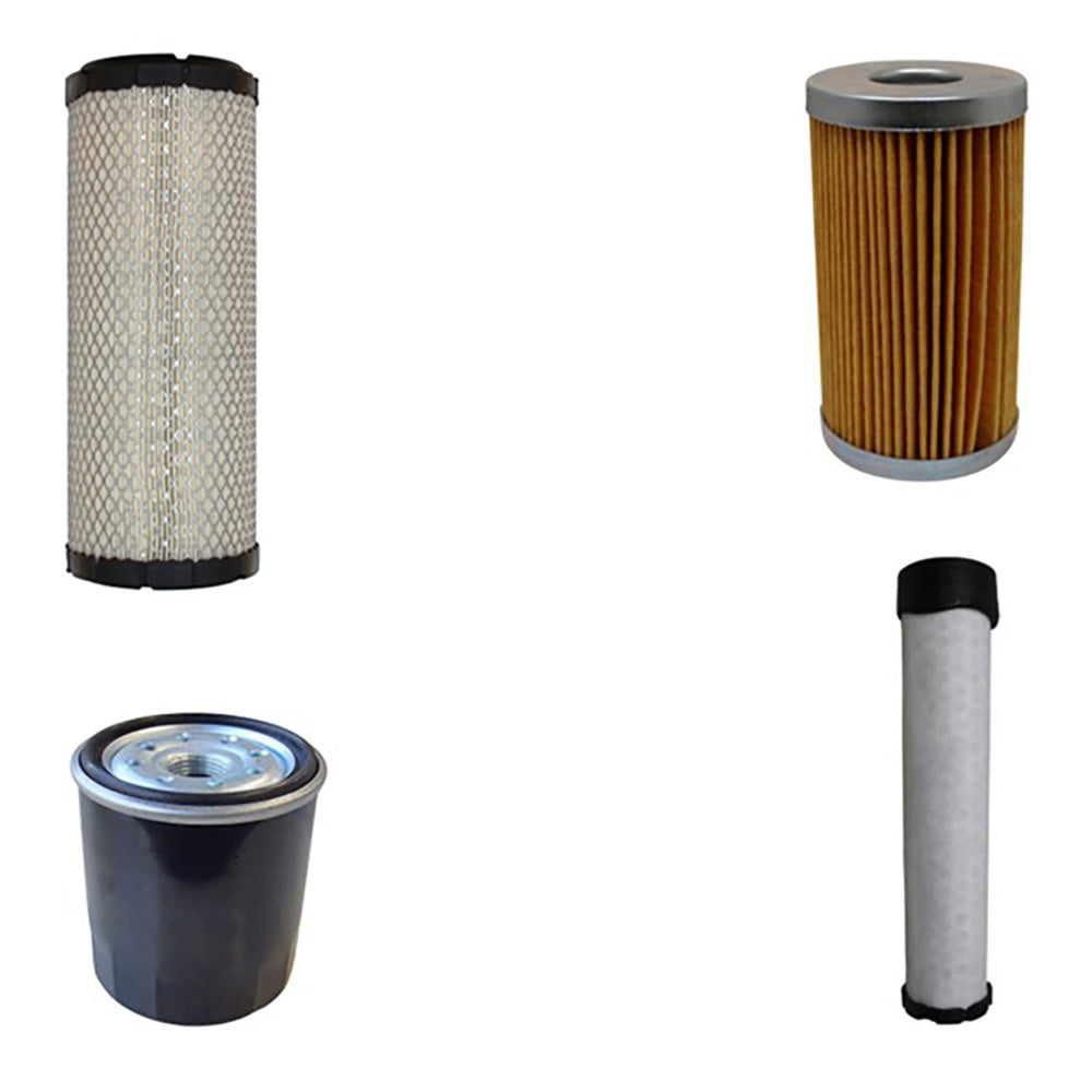 4 Pc. Filter Service Kit Fits Massey Ferguson Replaces 3653390M1