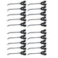 Qty 20: Rubber Mount Rake Tooth
 Fits John Deere Replaces 96R4