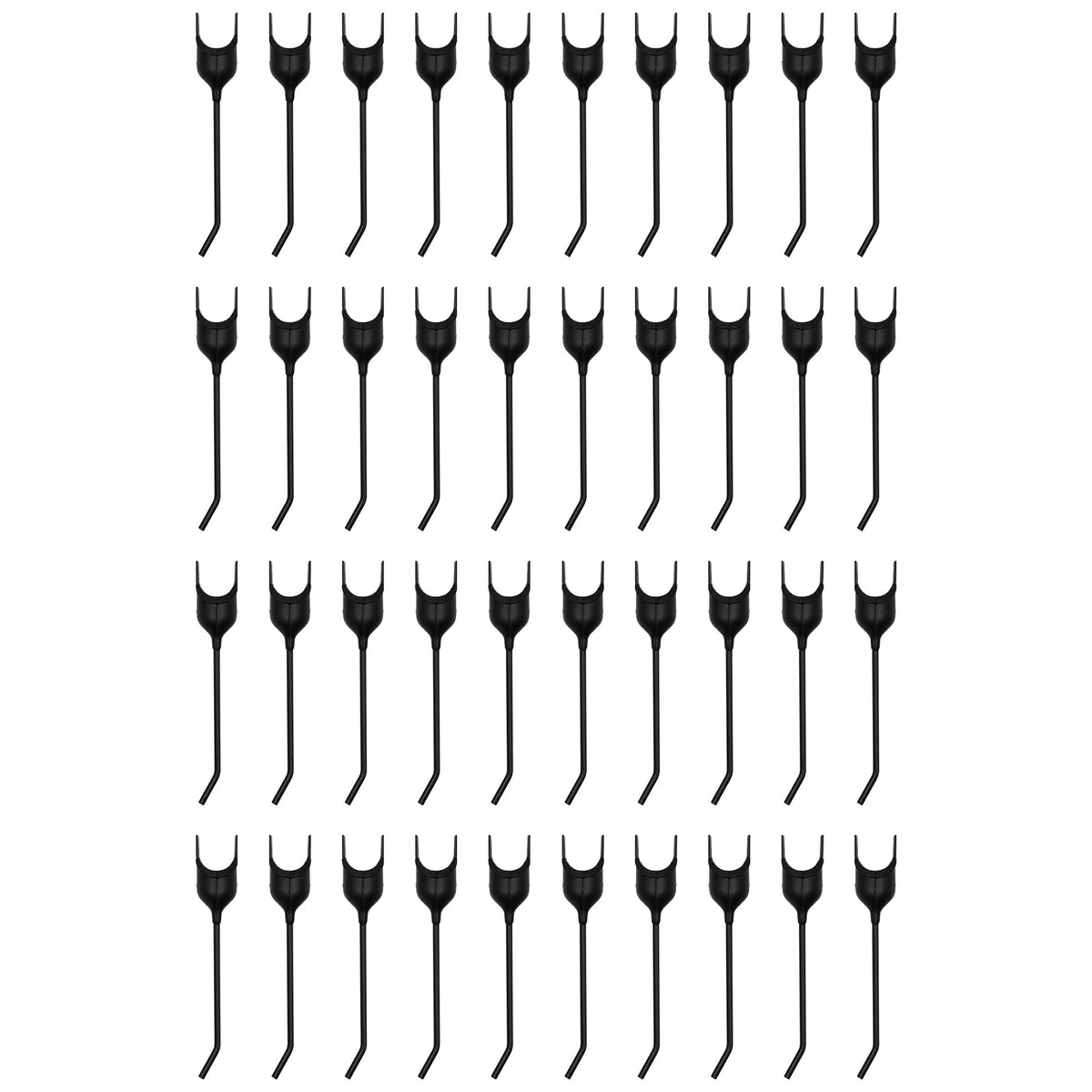 Qty 40:  Rubber Mount Rake Tooth  Fits John Deere Replaces 96R4