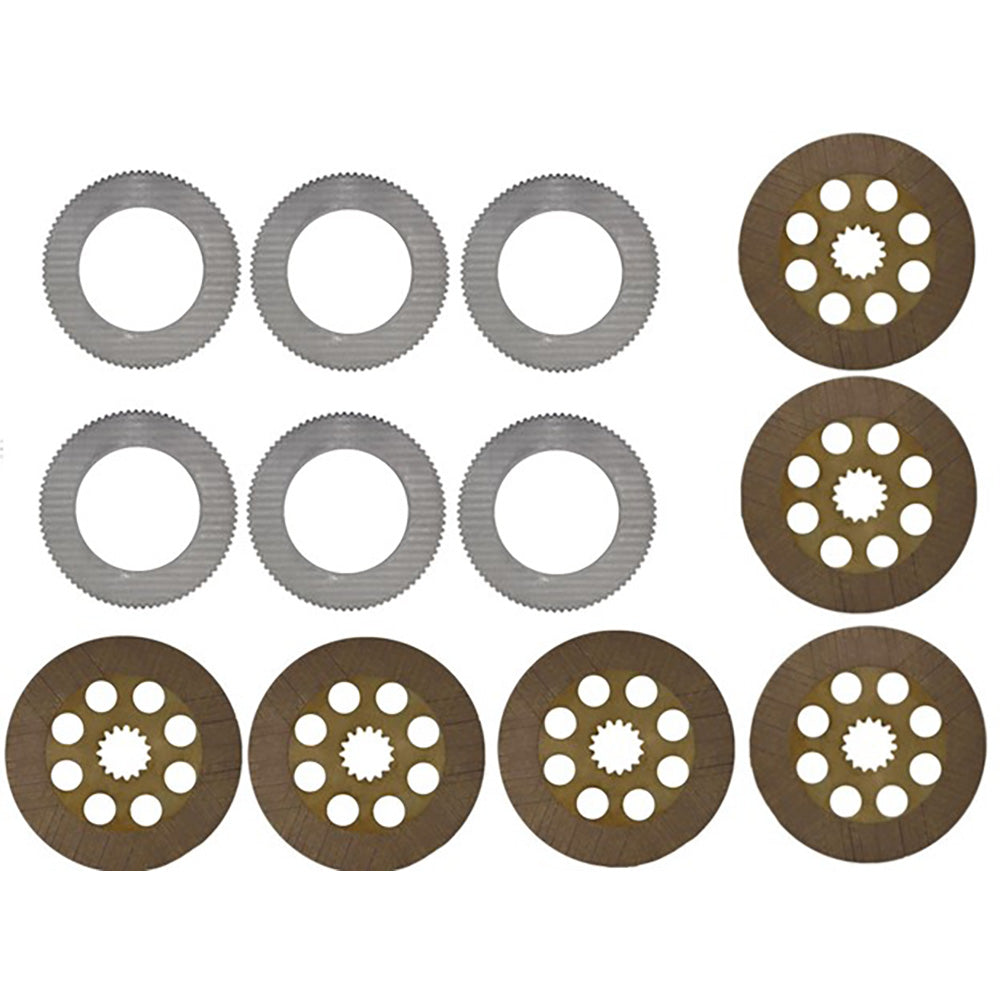Service Brake Disc & Plate Set
 Fits John Deere Replaces 0887028