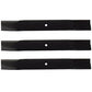 Set of 3 Heavy Duty XHT fits Country Clipper 60" Mower Blades H1667 H1708