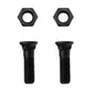 10 Plow Bolt & Nut for Blades/ Cutting Edge 5/8-11x2 1/4 Grade 8 Dome Head