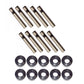10 Pack Pins & Retainers for 1U3302 Bucket Tooth Fits CAT 9J-2308 8E-6259