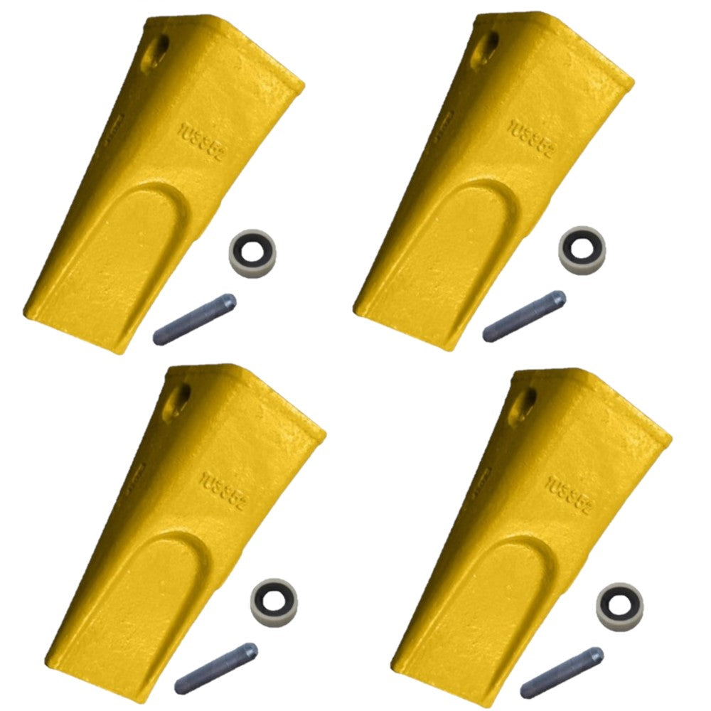 Teeth, Pins & Retainers 4-Pack Fits Caterpillar Replaces 1140358