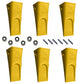 (6) Tooth Pin & Retainer Fits Caterpillar 213B 214B 214B FT 215 215B 224B