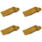 Qty 4: Skid Steer Unitooth	w/ Hardware
 Fits Caterpillar Replaces 132-4720