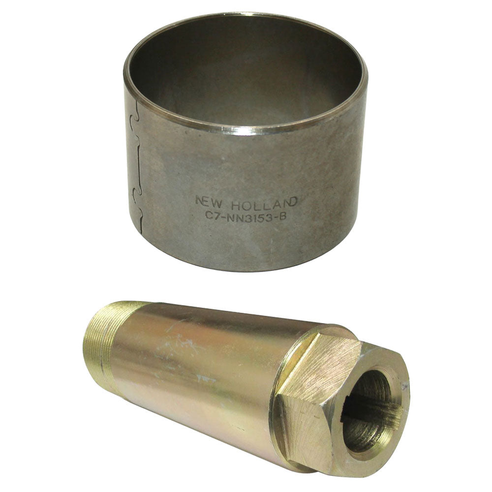 Center Axle Bushing with Pin Fits Ford/New Holland Replaces 81822712