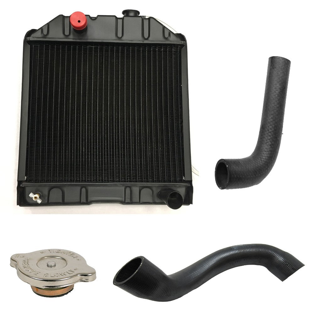 Radiator with Cap and Hoses
 Fits Ford/New Holland Replaces 15701-72030