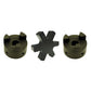 L095 ( 1-1/8" to 1-1/8" ) L-Jaw Coupling Set & Rubber Spider Coupler LO95 L095NB