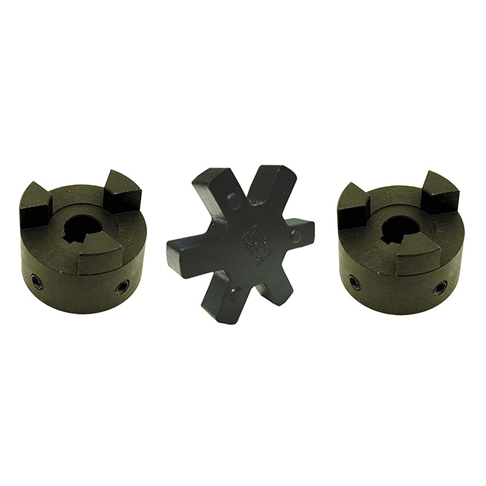 L095 ( 1-1/8" to 1-1/8" ) L-Jaw Coupling Set & Rubber Spider Coupler LO95 L095NB