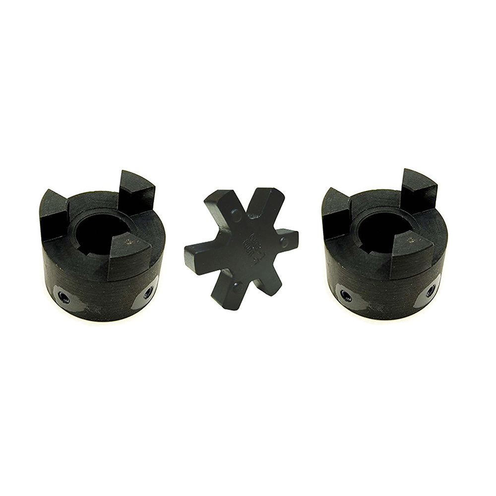L095 ( 5/8" to 5/8" ) L-Jaw Coupling Set with Rubber Spider Coupler LO95