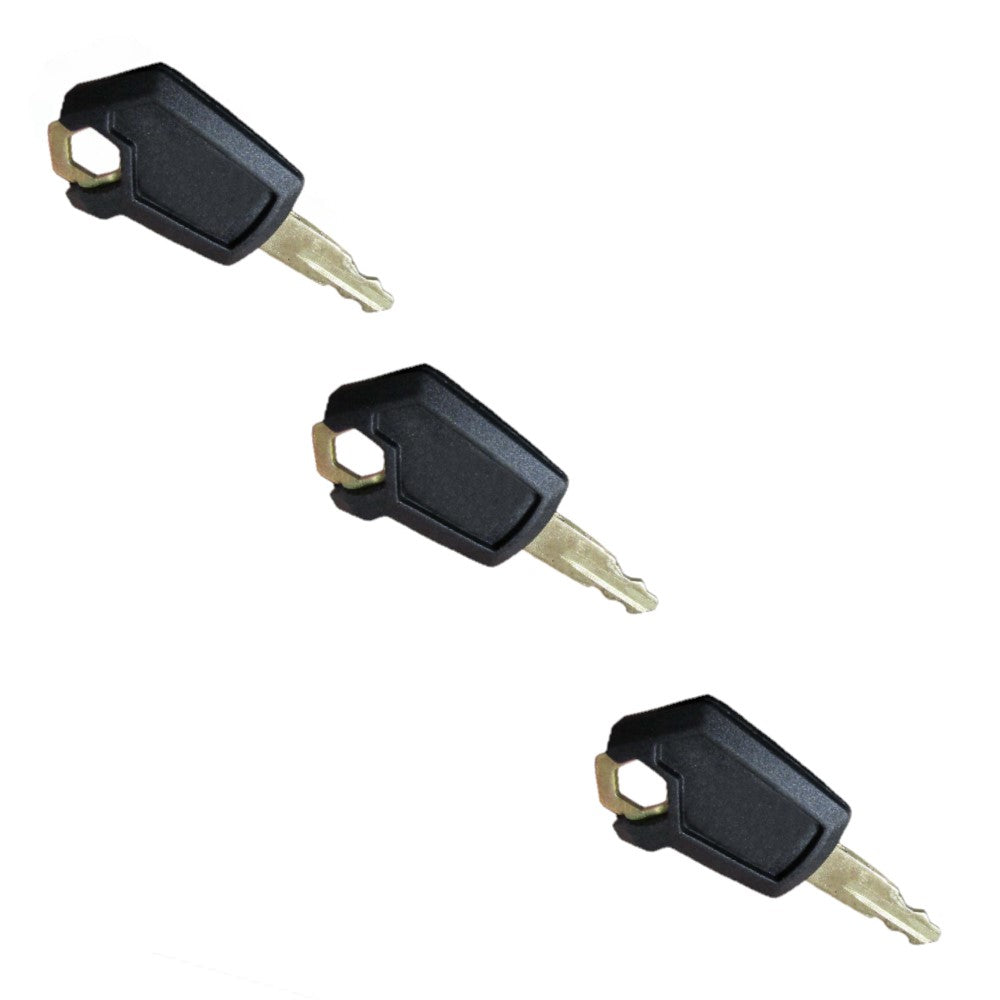 Qty 3: Ignition Keys - New Style  Fits Caterpillar Replaces 0310-072