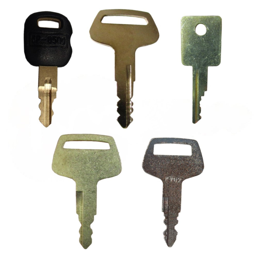 6 Master Heavy Equipment Keys   Fits Kato Replaces 719-10306001