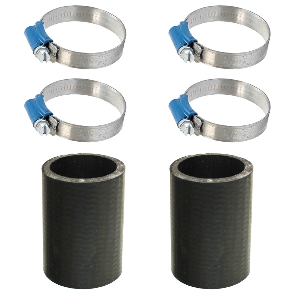 (2) Air Cleaner Hoses with (4) Hose Clamps  Fits Massey Ferguson