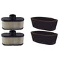 2PK Air & Pre Filter Kit Fits Kawasaki 110137049 11013-7049 11013-7046 110137046