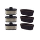 Qty 3: Air Filter & Pre Filter Kit Fits John Deere Replaces MIU12554
