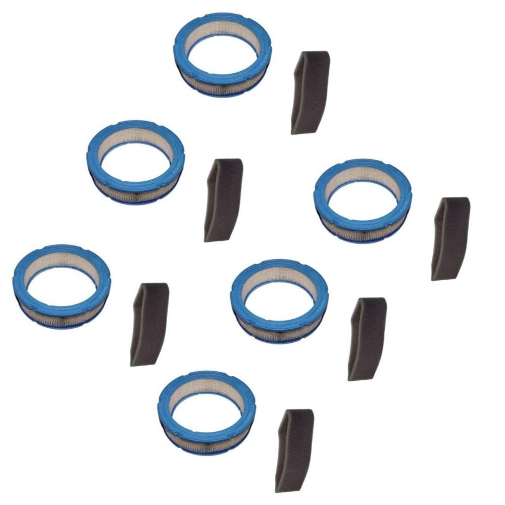 Qty 6: Air Filter & Pre Filter
 Fits MTD Replaces 396291