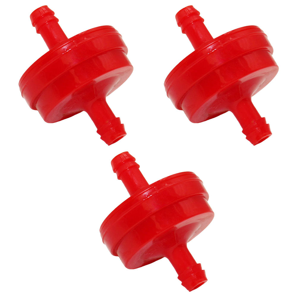 Qty 3: Inline Fuel Filters  Fits CRAFTSMAN Replaces SPA8S1065056801