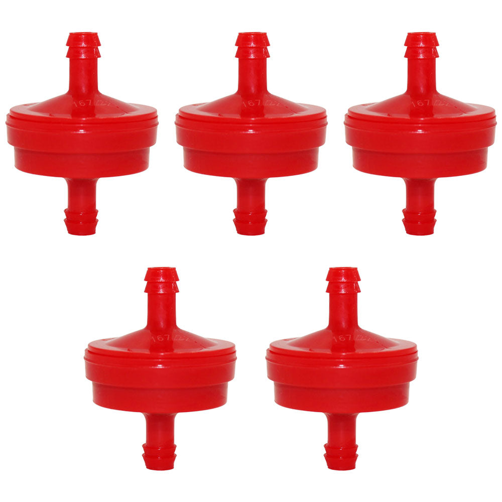Qty 5: Inline Fuel Filters Fits Case/International Harvester Replaces 7111296