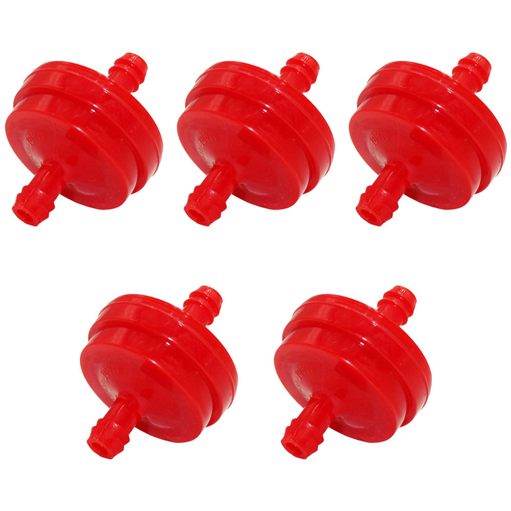 Qty 5: Inline Fuel Filters  Fits Cub Cadet Replaces 751-3013