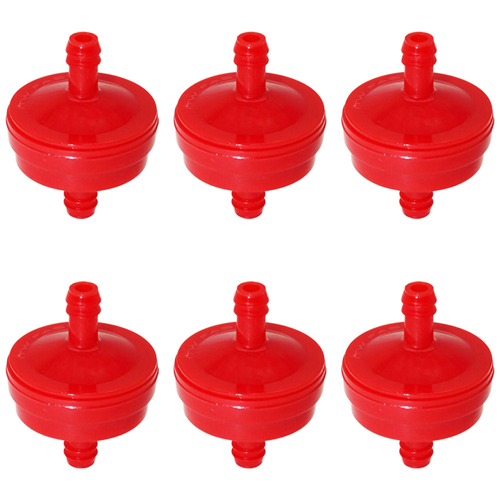 Qty 6: Inline Fuel Filters  Fits Cub Cadet Replaces 751-3013