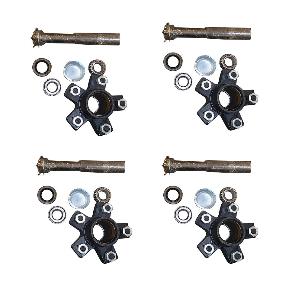 Qty 4: Trailer Axle Kit
 Fits Universal Products Replaces 545R