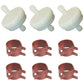 3 Fuel Filters and 6 Red Hose Clamps Fits Briggs and Stratton Replaces 394358