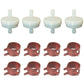 4 Fuel Filters and 8 Hose Clamps  Fits Universal Products Replaces 394358