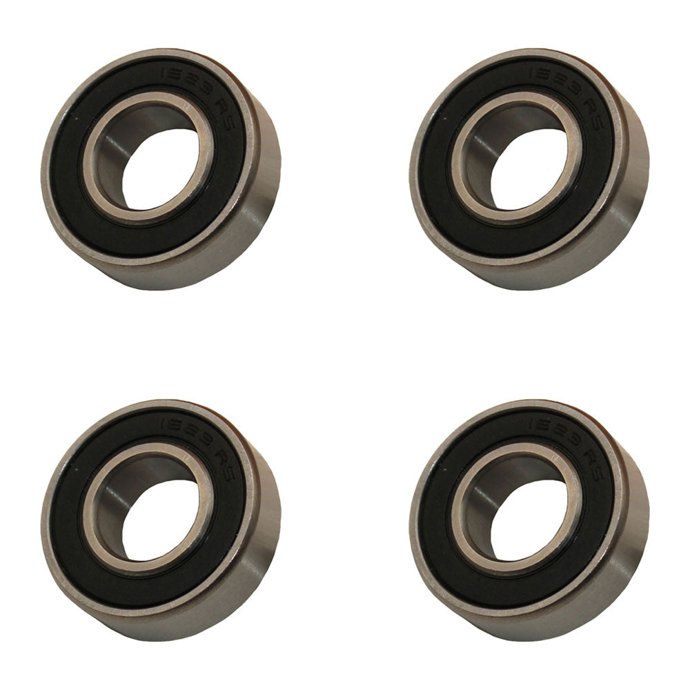 (4 Each) 1623-2RS Sealed Radial Ball Bearing 5/8 ID X 1-3/8 OD X 7/16 Wide
