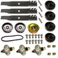 48" Toothed Blade Deck Rebuild Kit with Hardware Fits John Deere 145 & 155C