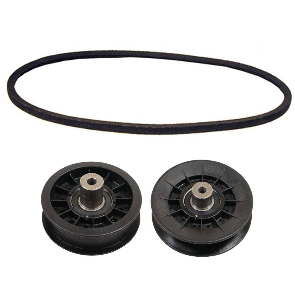 Traction Drive Belt w/Pulleys Fits John Deere X300 X300R X304 X305R X310